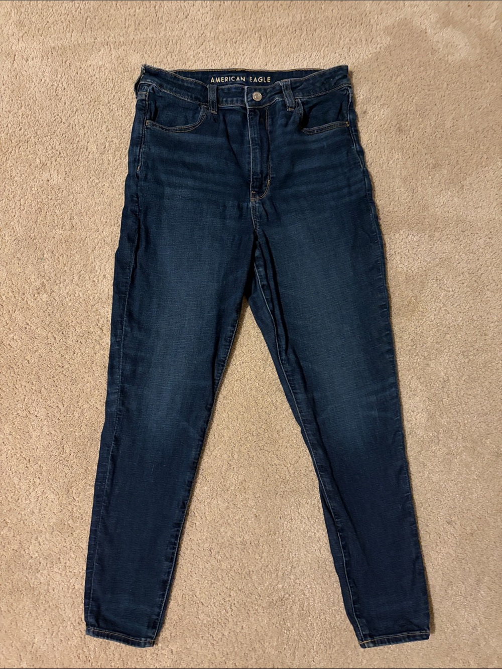 American Eagle Outfitters Women’s “Next Level Stretch” Dark Wash Skinny Jeans